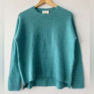 Cynthia Rowley Teal Crew Neck Sweater